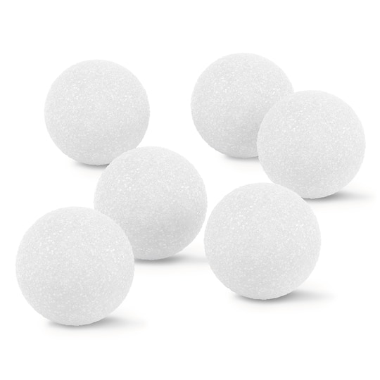 24 Packs: 6 ct. (144 total) FloraCraft® CraftFōM Ball White, 2.5"